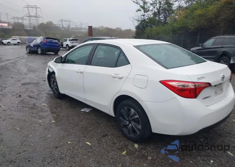 2017 Toyota Corolla Le из США, поврежденный, VIN 5YFBURHE3HP667809